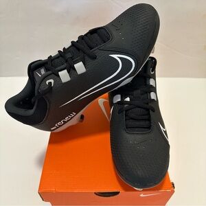 Nike Womens CZ5920-010 Black Hyperdiamond 4 Pro Metal Size 9 Softball Cleats